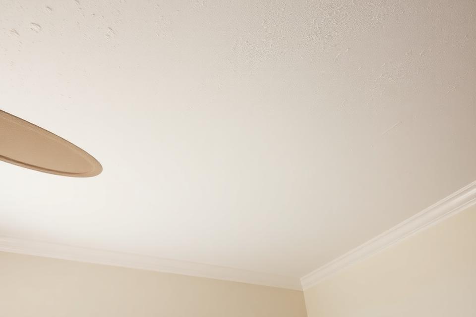 Smooth ceiling after popcorn removal